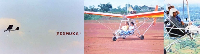 Pada awal tahun 1990an Pramuka Saka Dirgantara memiliki beberapa pesawat ultralight